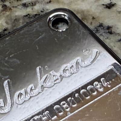 Jackson Neck plate with serial number - Chrome image 2