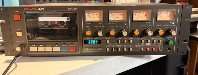 Tascam 234 1983 Four Track Cassette