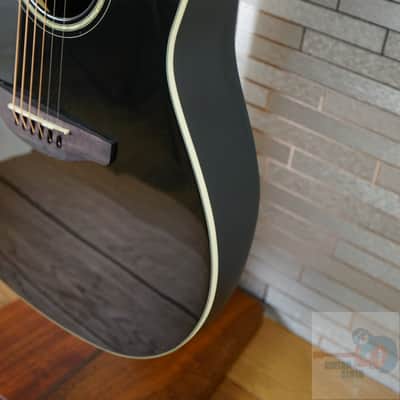 Ovation CS24-5-G E-Acoustic Guitar Celebrity Standard Mid Cutaway - Black image 7