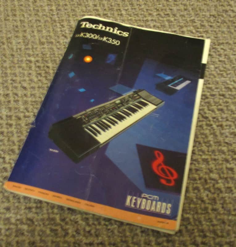 80s Technics K300 MIDI electric keyboard synth Japan Leonard Cohen
