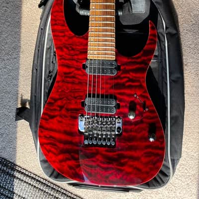 Ibanez RG925QMF-RDT Premium 7-String Guitar (Red Desert) image 1