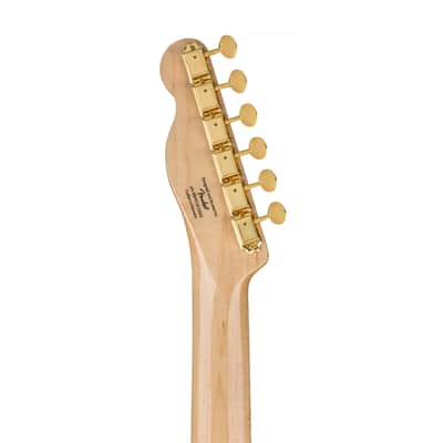 Squier 40th Anniversary Gold Edition Telecaster Electric Guitar, Sherwood Green Metallic image 7