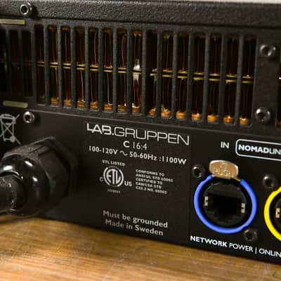 Lab Gruppen C 16:4 1600W Four-Channel Power Amplifier CG015RS image 10