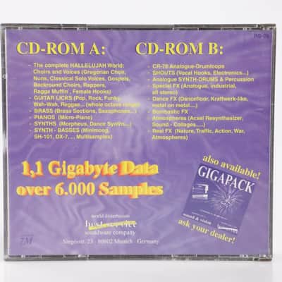 Gigapack Sound Vision Vol. 1&2 CD-ROM for Roland Samplers #34388 image 10
