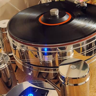 MINT Acoustic Solid "EDITION" Turntable + WTB 213 Arm + Quintet Black S + Custom Plinth/Dust Cover image 6