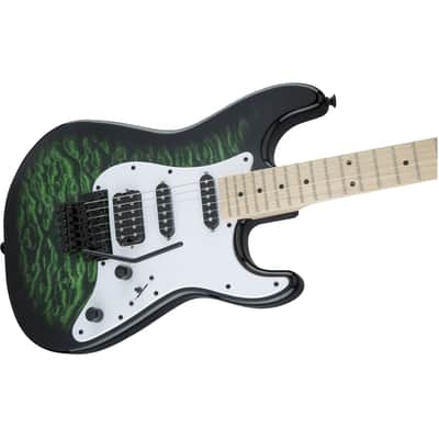 Jackson Adrian Smith Iron Maiden Signature SDXQ Electric Guitar - Transparent Green image 2