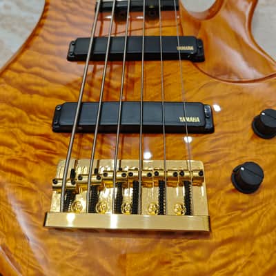 Yamaha TRB-JP2 John Patitucci Signature 6-String Bass 2010s - Transparent Amber image 5