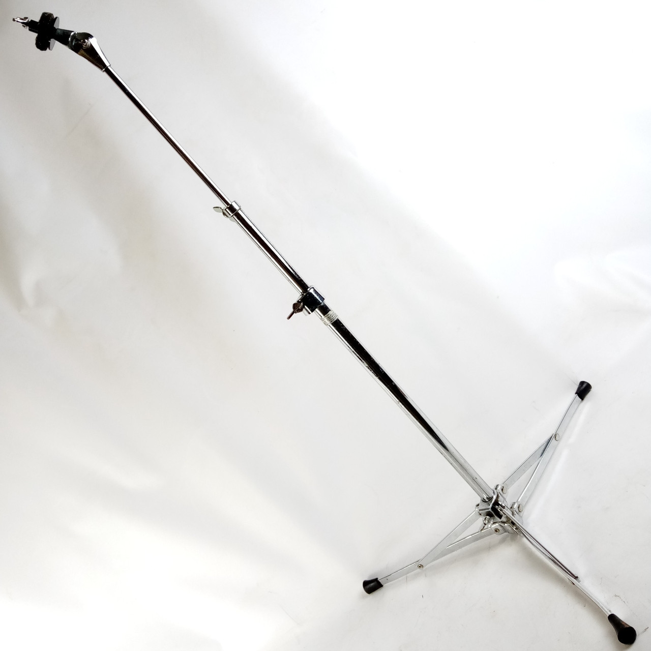 Ludwig Flat-Base#1400 Model Cymbal Stand Vintage Chrome Flush Classic Crash/Ride — main photograph