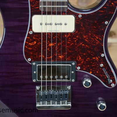 Yamaha PAC611HFM Pacifica - Trans Purple image 4