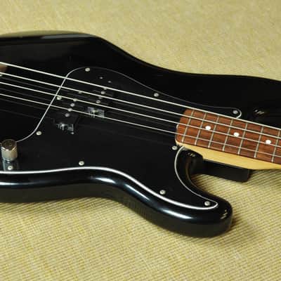 1983 Fender Japan Squier SQ Precision Bass - Black | Reverb