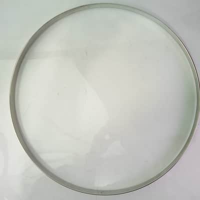 Leedy&Ludwig 16"Single-Flange Floor Tom Drum Batter Rim/Hoop Nickel-Brass NOB40s image 6
