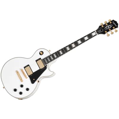 Les Paul Custom Alpine White + Housse Epiphone image 2