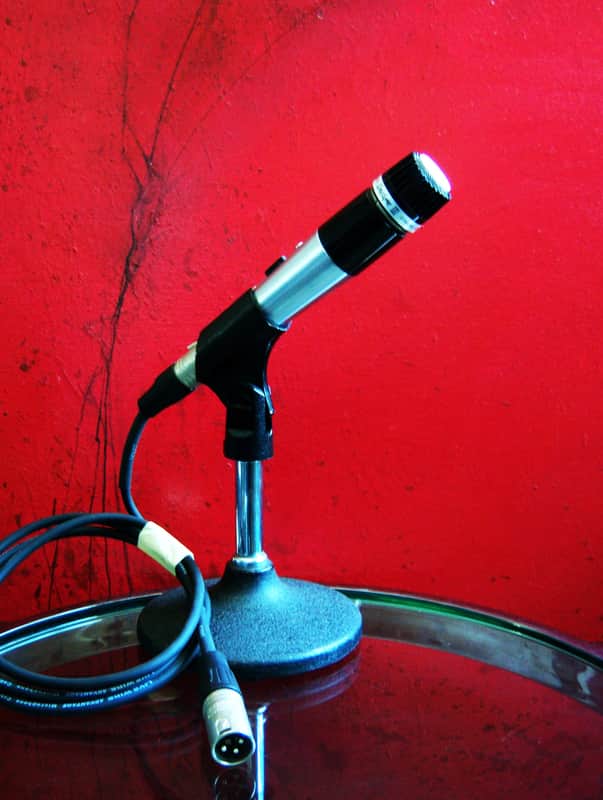 Vintage 1970's Shure 545SD Unidyne III dynamic cardioid microphone Low Z w accessories 545 545D 545S SM56 image 1