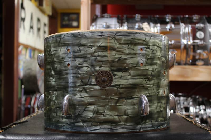 1950s Gretsch 9x13 3 Ply Tom in Midnight Blue Pearl image 1