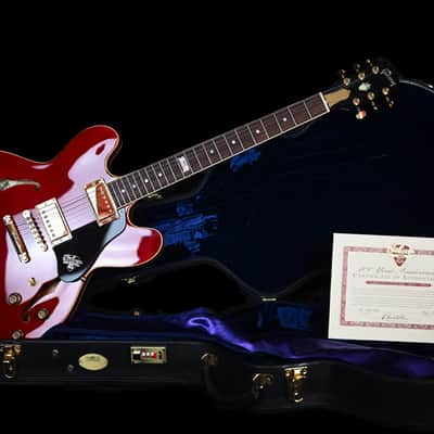 Gibson ES-335 Dot 100th Anniversary from 1994 in Cherry Red with original Hardcase image 12