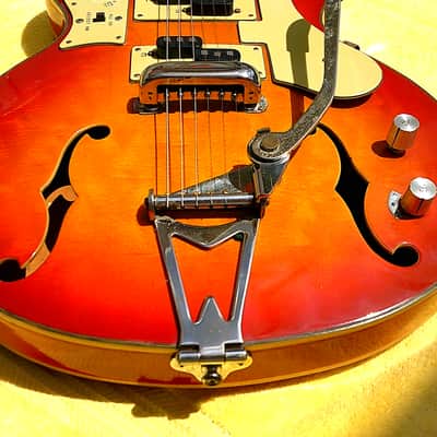 Barney Kessel*Vintage 1960's Norma / Teisco👑Semi-Hollow electric guitar*made-in-Japan image 3
