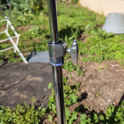 Yamaha CS-650A 600 Series Lightweight Single-Braced Straight Cymbal Stand 2010s - Chrome image 3