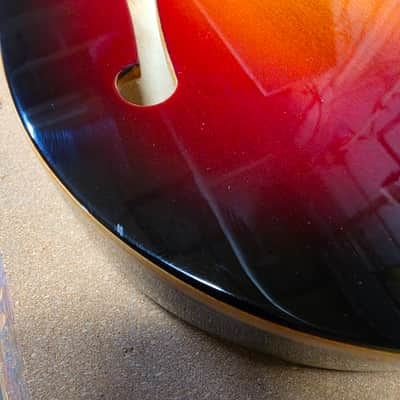 2007 G&L ASAT Classic Thinline Bluesboy Sunburst image 5