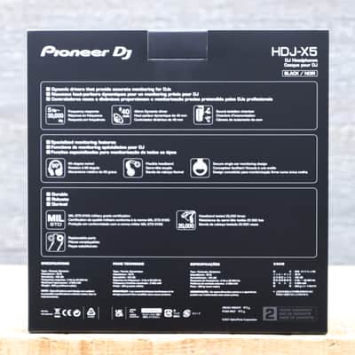 Pioneer DJ HDJ-X5-K Over-Ear DJ Headphones Dynamic Closed-Back Headphones Black image 2
