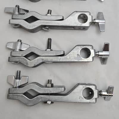 Four  Used TAMA 1980s Multi Clamps made in Japan image 5