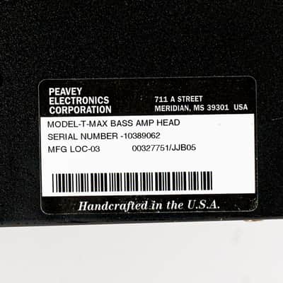 Peavey T-Max Hybrid Bass Amp Head 350W Tube / Solid State Amplifier image 7