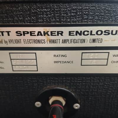 Hiwatt Hylight custom 100 FL112 Combo + Hylight SE4122 4*12cab 1978 image 12