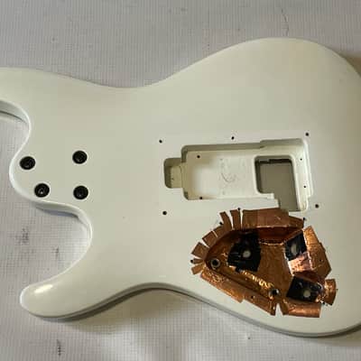 2000's Indonesia Ibanez S7320 7 String White Guitar Body ZR Tremolo Ready image 15