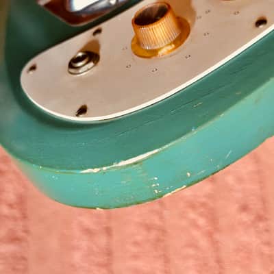 Beautiful Silvertone 1413 1965 - Turquoise - All original image 11