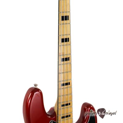 Squier Vintage Modified Jazz Bass '70s - Candy Apple Red image 9