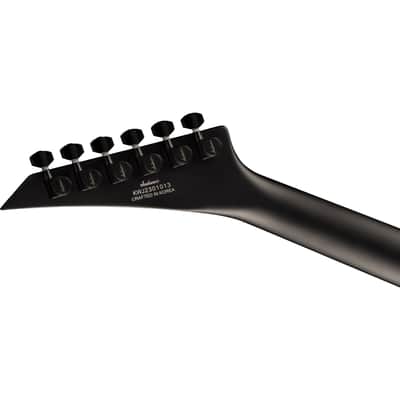 Jackson Concept Series Limited Edition King Kelly KE w/ Bare Knuckle Aftermaths & Case - Satin Black image 5