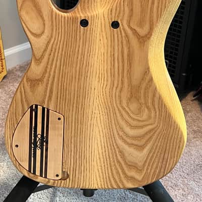 Ladny Guitars Custom Handbuilt P/MM 5 String Ash/spalted/maple/wenge P Bass 2022 Spalted Maple 1/“ top image 6
