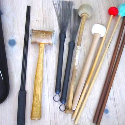 Various Drum Sticks, Brushes, Mallets, Stick Bag, Key, etc. image 6