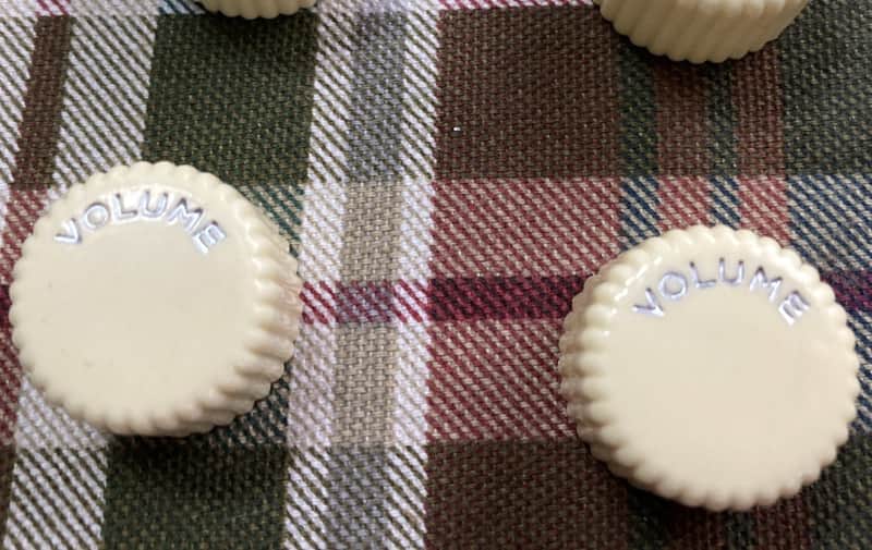 Two White Harmony/Silvertone Cupcake ReIssue Guitar Volume Knobs- Push/Press-On image 1