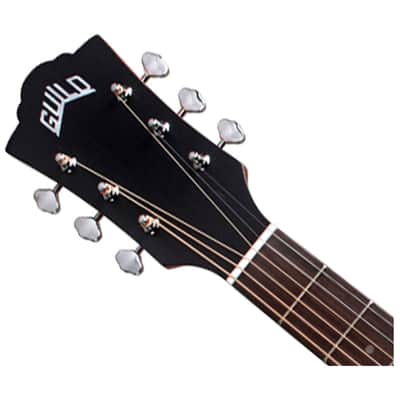 Guild D-240E Limited Flamed Mahogany Dreadnought A/E Guitar - Natural image 4