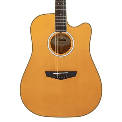 D'Angelico Bowery Dreadnought CE - Vintage Natural w/ Gig Bag (DAED500VNATGP2) image 5