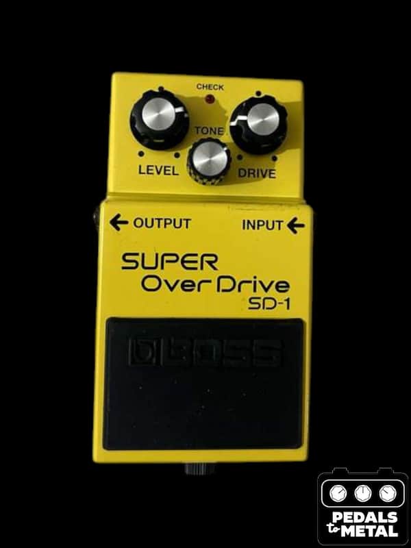 Boss SD-1 Super OverDrive (Silver Label) 1997 - Present - Yellow - X18013 image 1