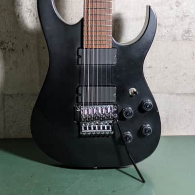 Ibanez RG7CSD1 J Custom 7 String LACS (L.A. Custom Shop) Designed 2000 Black Flat image 3