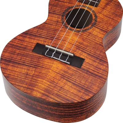 Mahalo MA3KA Artists Elite Series Tenor Ukulele. Koa Photo Flame image 3