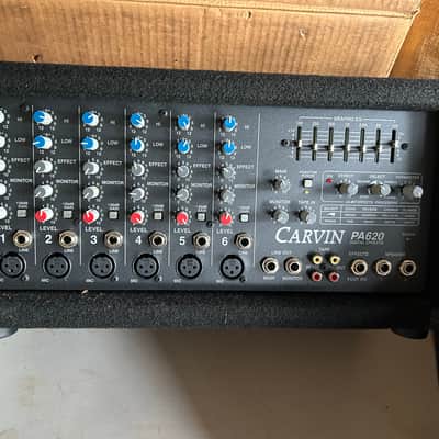 Carvin PA620 6-Channel 200W Powered Mixer/ PA Head image 2