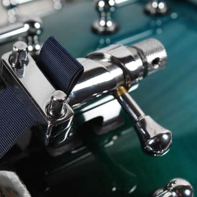 Sound Percussion Labs 468 Series Snare Drum 14x8 Snare Drum Turquoise Blue Fade image 4