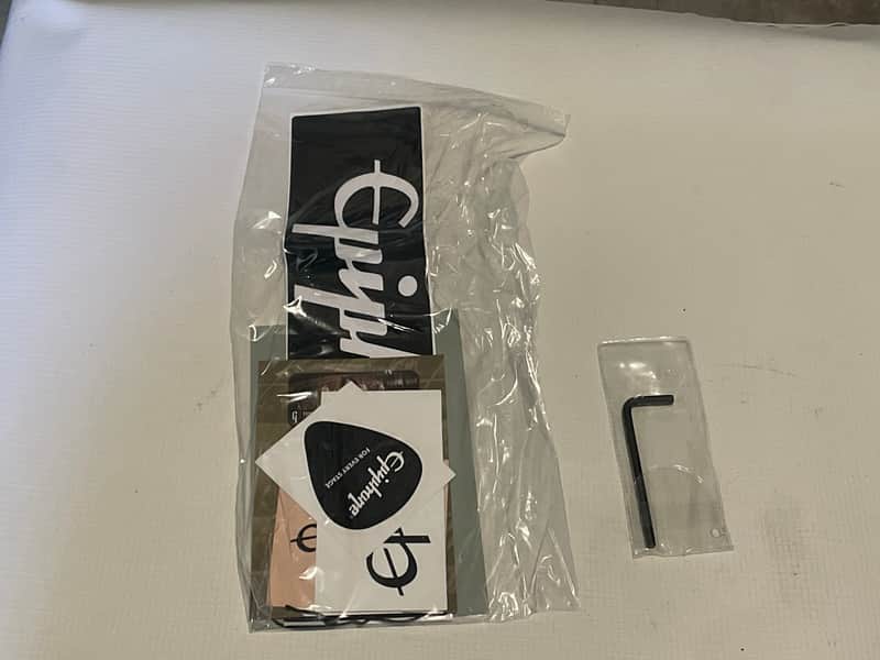 2020's Epiphone SG Les Paul Custom Model Guitar Warranty Brochures, Bumper Stickers, Case Candy, etc. image 1
