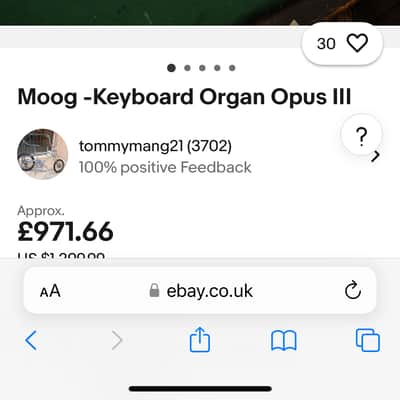 Moog Opus3 1977 - Brown