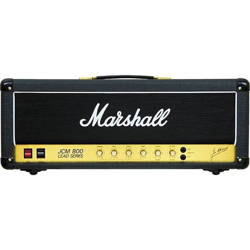 Marshall JCM800 Lead Series 2203X Reissue 100-Watt Guitar Amp Head 2002 - Present - Black image 1