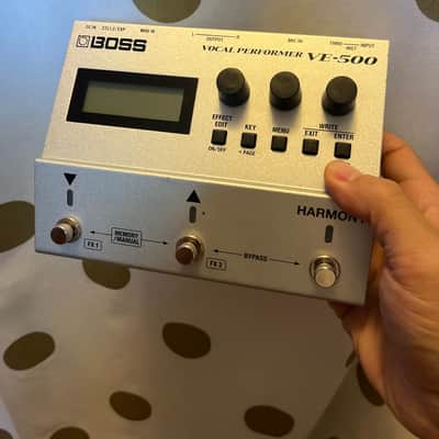 Boss VE-500 Vocal Performer Effects and Harmony Pedal with Power Supply image 1