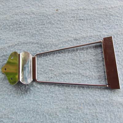 Vintage Trapeze Tailpiece Fits Gibson Gretsch & Many Others Chrome 60's Era Vintage Trapeze Tailpiece Cool! image 1