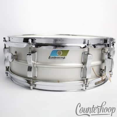 *Ludwig 14x5"Acrolite Snare Drum Baked Aluminum Shell 8-Lug Chicago Vintage 1980 image 1