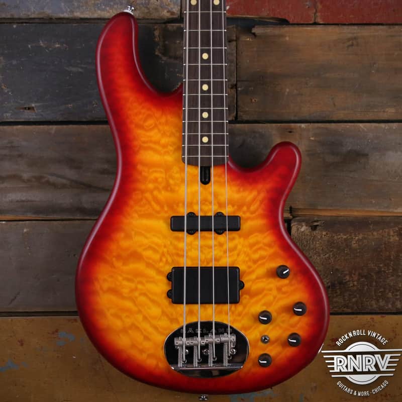 Lakland Skyline 44-02 Deluxe Satin Cherry SB, Rosewood B-Stock image 1