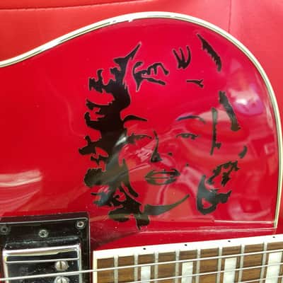 Ibanez Artcore AFS75T-TRD-12-01 SemiHollow Electric Guitar Red w/ Marilyn Monroe Decal image 3