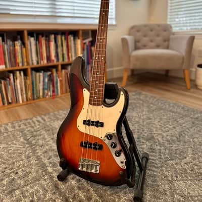 Fender American Standard Jazz Bass 1989 - 1994 - Brown Sunburst image 3