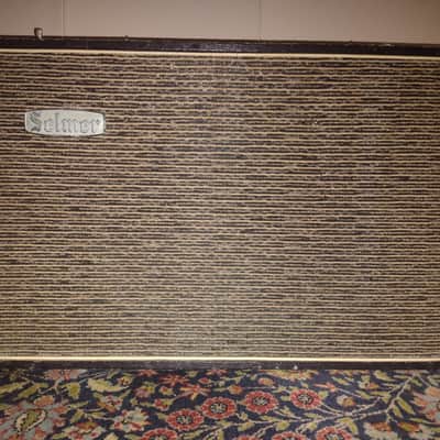 Vintage 60s SELMER VANGUARD 1x12 amp 1960s Mullard Brimar tubes image 2